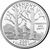  Монета 25 центов 2001 «Вермонт» (штаты США) случайный монетный двор, фото 1 
