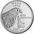  Монета 25 центов 2007 «Айдахо» (штаты США) случайный монетный двор, фото 1 