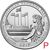  Монета 25 центов 2019 «Мемориальный парк» (47-й нац. парк США) P, фото 1 