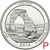  Монета 25 центов 2014 «Национальный парк Арки» (23-й нац. парк США) P, фото 1 