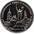 Монета 3 рубля 1993 «50-летие освобождения Киева от фашистских захватчиков» в запайке, фото 1 