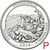  Монета 25 центов 2014 «Национальный парк Шенандоа» (22-ой нац. парк США) P, фото 1 