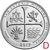  Монета 25 центов 2019 «Национальный исторический парк миссий Сан-Антонио» (49-й нац. парк США) D, фото 1 