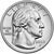  Монета 25 центов 2023 «Эдит Канакаоле» (Выдающиеся женщины США) P, фото 3 