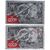  2 почтовые марки «Слава КПСС! Слава советскому народу!» (толстая фольгированная бумага) СССР 1961, фото 1 